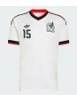 Moške Nogometnih dresov Mehika Israel Reyes #15 Gostujoči SP 2026 Kratki rokavi